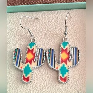 COPY - Yellowstone cactus inspired earrings